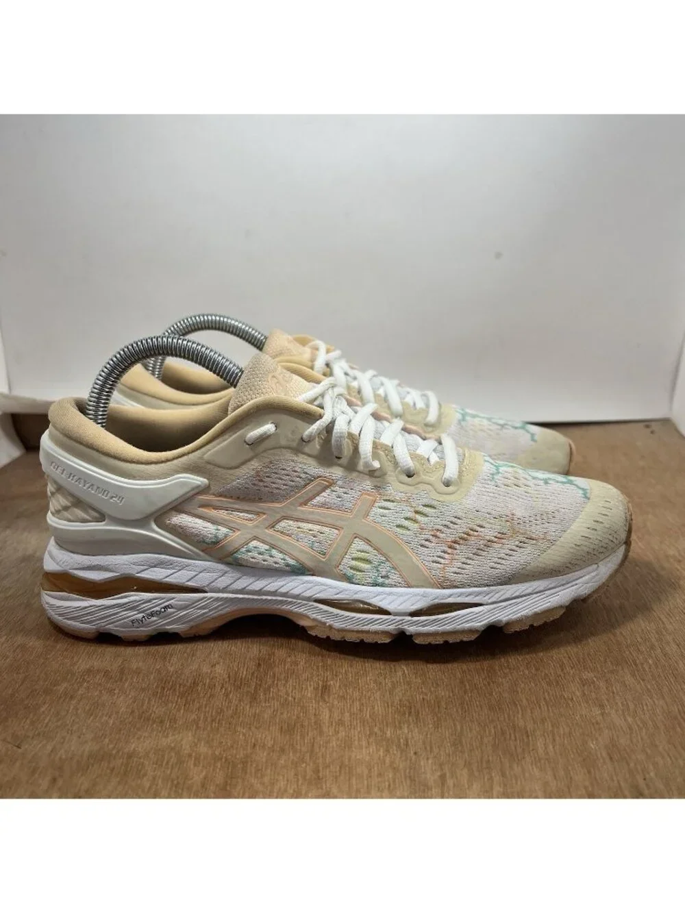 Asics Gel-Kayano 24 Lite Show Womens Size 8 Orange White Running Shoes Sneakers